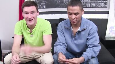 Bi Curious Buddies Suck Each Other Off