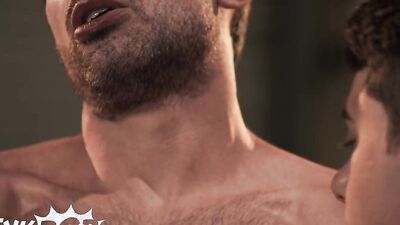 TWINKPOP - Joey Mills Rims Jay Stroke Until He's Begging To Cum, Then Finally Lets Him Unleash His Cumshot