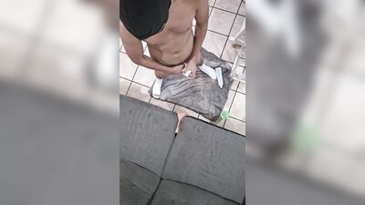 Latino Teen fucks Couch with stunning Cock in mask Bry Max