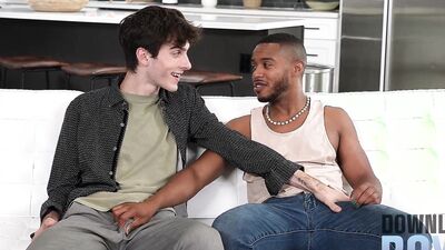 Hot Twink's 1st Time Getting Barebacked By A Big Dicked Jock