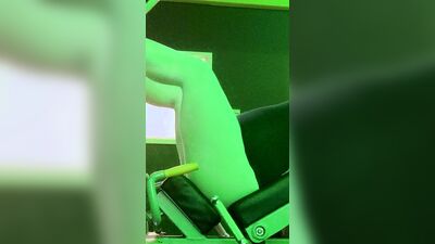 White Arroyman tights at the gym