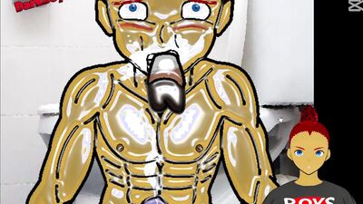 chico bebe la leche de sus amigos