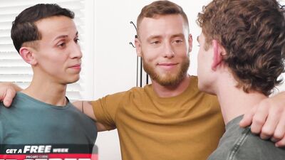 "Two Twinks For One FUCK YAH " - Justin Matthews Des Irez Canyon Cole - NextDoorStudios