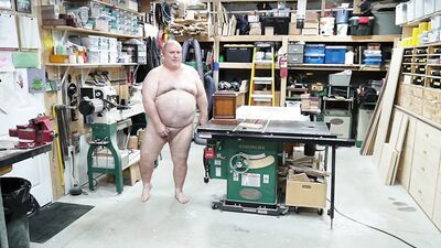 Handyman Introduction and Slow Motion Jerk Off