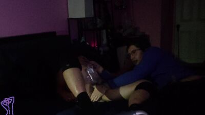 Latino Daddy gives Disabled Boy his Ass to Fuck