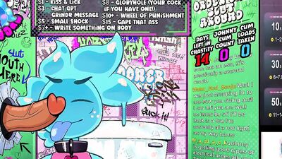 Slime Has a lovely Chat In GloryHole Stall