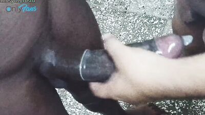 My neighbor may masturbate him and suck him after putting me in if I get thick and black.