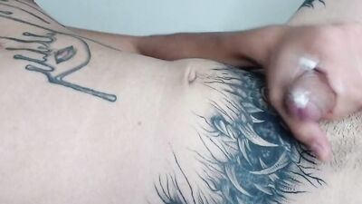 Young Latino boy masturbates and cums in droves