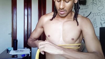 Rope corset tutorial. How to make a simple corset out of rope. Shibari self tie. (bondage)
