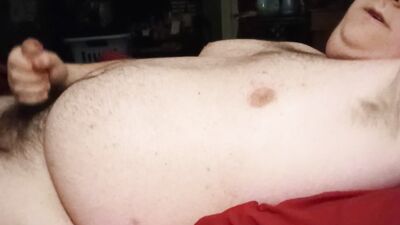 Catching your Chubby Friend Cumming in The Same Bed