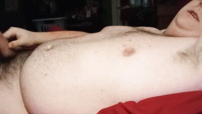 Catching your Chubby Friend Cumming in The Same Bed