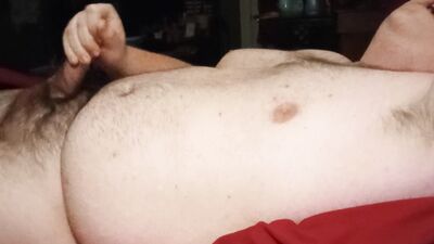 Catching your Chubby Friend Cumming in The Same Bed