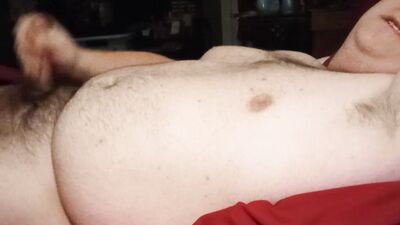 Catching your Chubby Friend Cumming in The Same Bed
