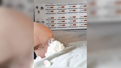 Huge anal prolapse play compilation #1