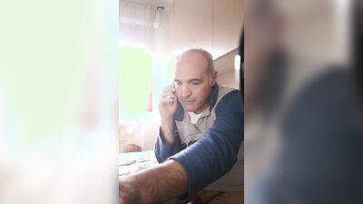 I wank my cock while I'm on the phone