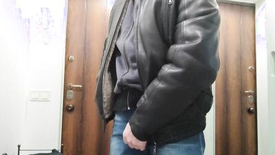 Leather jackets, strong orgasm