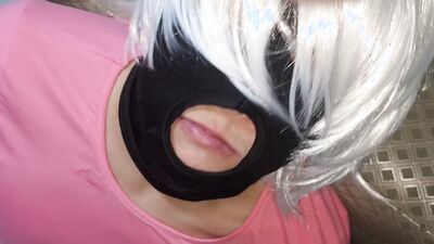 Choked on cum from Daddy's big dick! Lots of hot cum on your face!