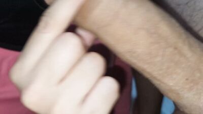 Choked on cum from Daddy's big dick! Lots of hot cum on your face!