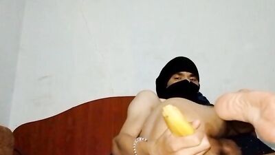 Banana cucumber fresh juice straight into my femboy twink ass