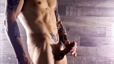 jerking and coming ( with slowmotion cumshot )