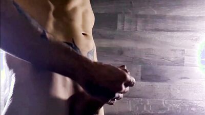 jerking and coming ( with slowmotion cumshot )