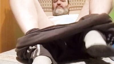 I played for about 20 minutes with my cock.