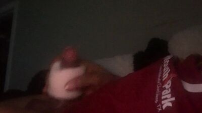 BBC tricking pocket pussy to cum