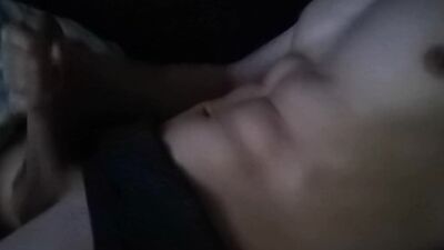 A very tasty handsome man cums powerfully on the stomach!