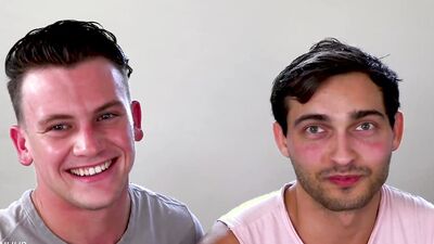 Good looking guys are having sex in this gay video