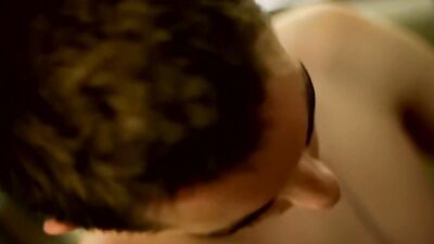 Horny college gay buds are having sex in the bedroom