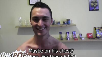 Skinny amateur gay chap is craving for some hard cock