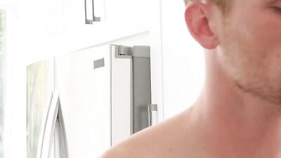 Paul Canon and his cute neighbor are fucking in the kitchen