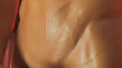 Horny fellow is stroking his huge dong in front of the camera