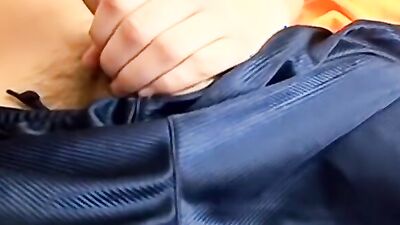 Amateur twink is enjoying with his roommate in some gay action