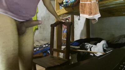 Amateur Latino is playing with his willy in front of the camera