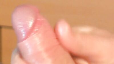 Straight dude strokes his dick in front of the camera