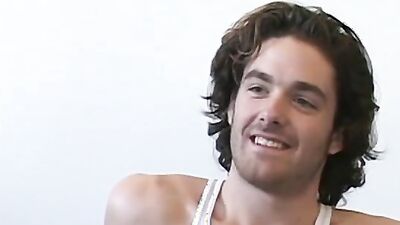 Amateur guy gets his feet tingled by his perverted roommate
