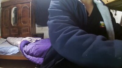 Amateur twink is jerking his pecker in front of the camera