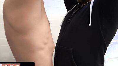 Two good looking fellas are having sex in this hot scene