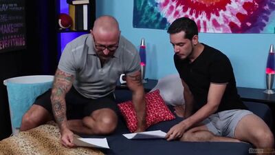 Naughty fella gets his tight ass destroyed with stepdad's wood