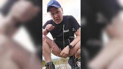 Outdoor nudity, masturbation, pissing and multiple cumshots