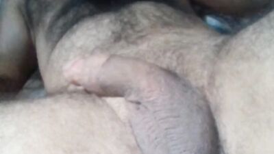 Touching my hairy chest jerking my dick hard and moans fo you my kitten