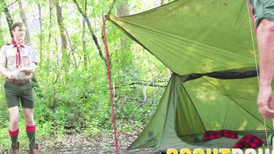 ScoutBoys Hot hung Scoutmaster Ace Banner raw fucks cute twink hard
