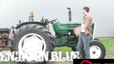 HOT Hunk LATINO Farmer Fixes The Tractor And Jock's Ass