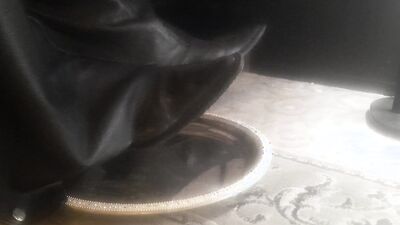 Leather and ashtray