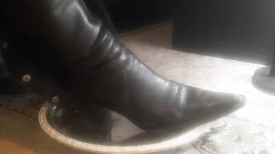 Leather and ashtray