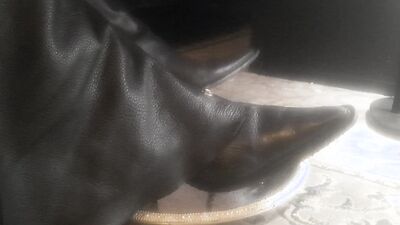 Leather and ashtray