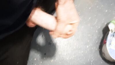 Apprentice wanks befor work and cums on self