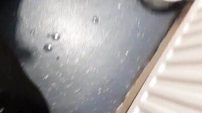 Apprentice wanks befor work and cums on self