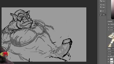 Monsterbait draws erotic orc / monster vampire smut for fans.